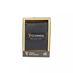 Novčanik muški kožni JBGNW01 sa RFID zaštitom 120x90x20 Guiness Guinness crna ( 16NMBG01B )