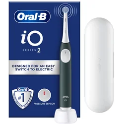 Oral-B iO 2 Električna četkica za zube, 1 glava, putni set, zelena