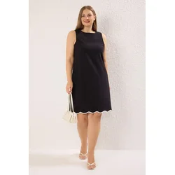 Trendyol Curve Ženska haljina Tbbss25Ah00235, Crna