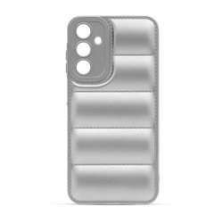Maska za telefon DEEP SHINE MATTE za Samsung A25, Srebrna