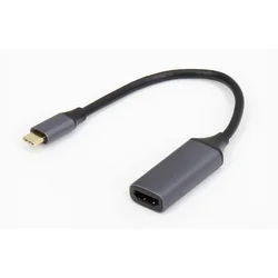 E-GREEN Adapter USB 3.1 tip C (M) - HDMI 2.0 (F) sivi