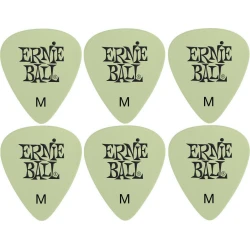 Ernie Ball Super Glow Medium Guitar Pick 6 Pack