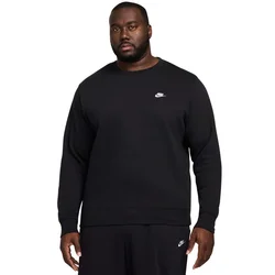 Nike M NK CLUB BB CREW, muški pulover, crna FN3886