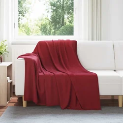 Vidaxl Obloge 24 pcs Bordeaux rdeča 200 x 150 cm Flis