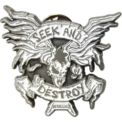 Metallica Seek & Destroy Odznak 35 mm