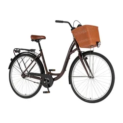 Bicikl Fashion Venssini Grace 28 Alu 19 V-Brake Kontra 155-178cm (S/M) Braon
