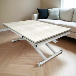 Hanah Home Proširivi trpezarijski sto, Beli
