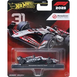 Zbirateljski model Hot Wheels Premium MoneyGram Haas F1 Team #31 (JKD78) - 1:64