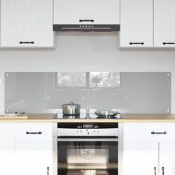 Kuhinjski zid 2 pcs Svijetlo siva 80 x 40 cm