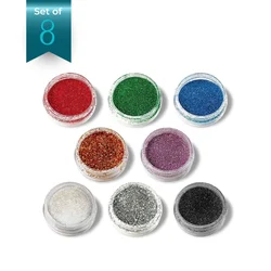 Artline Epoxy Resin Set poliestrskih bleščic, 8 barv, 0,5 mm, po 5 g