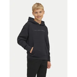 JACK & JONES JUNIOR Duks za dečake 12237468, Crni