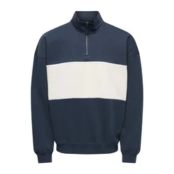 Only & Sons Majica ONSCERES marine / naravno bela