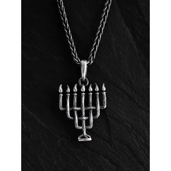 REYTEL Obeski MENORAH srebrna
