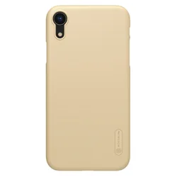 Maska Nillkin Super Frosted Shield za iPhone XR 6.1 in zlatna.