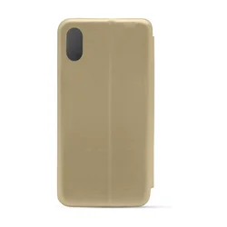 Maska za telefon ROYAL FLIP COVER za Iphone X (5.8), Zlatna