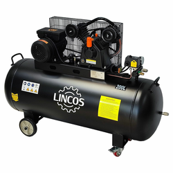 Industrijski kompresor 200L, 2.2 kW, 10 bar