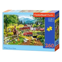 Castorland - Puzzle Kmetija »Bela golobica« - 260 kosov