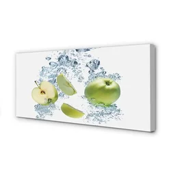 tulup.si Slika na platnu Voda jabolko narezano 125x50 cm