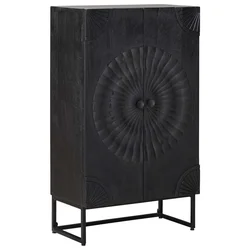 Highboard Crna 55 x 30 x 95 cm