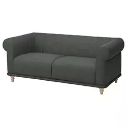 VISKAFORS Sofa dvosed, Lejde/siva/zelena breza
