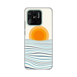 Silikonska maska za Xiaomi Redmi 10C Sunset Print bela