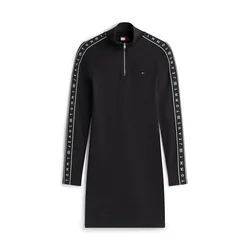 Tommy Jeans Obleka črna/bela