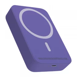 Power bank MagSafe 15W 10000 mAh ljubicasti