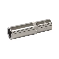 Silverline Ključ vtičnice 12 mm 3/8 HEX dolga srebrna črta