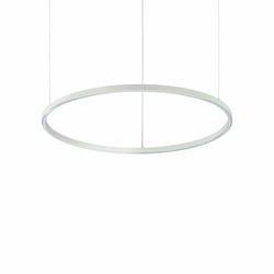 Ideal Lux - LED luster na sajli ORACLE SLIM LED/37W/230V 3000K prečnik 70 cm bela