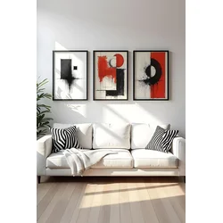 Wallity Uramljena slika Huhu441, 30x40 cm , 3 dela