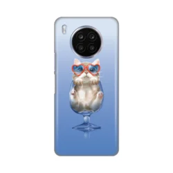 Torbica Silikonska Print za Honor 50 lite/Nova 8i Funny Cat