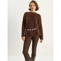 Bianco Lucci Pulover Pullover mokka