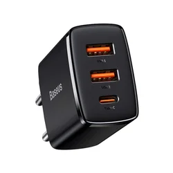 BASEUS Brzi punjač 2U+C 30W EU, Crni
