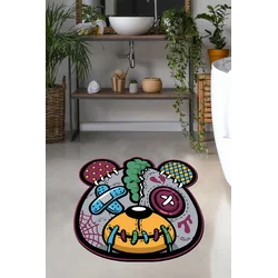 Lessentiel Maison Prostirka za kupatilo 120cm Šarena