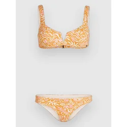 ONeill Wotw Popoyo Matira Bikini Set orange abstract wave