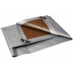 Ponjava srebrna - rjava 2x2 m 210 g / m2