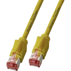 Kerpen RJ45 mrežni kabel CAT 6 S/FTP[1x RJ45 utikač - 1x RJ45 utikač] 0.50 m žuti nezapaljivi, z