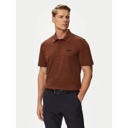 BOSS Polo majica C-Prout 180_AM 50565174 Rjava Regular Fit