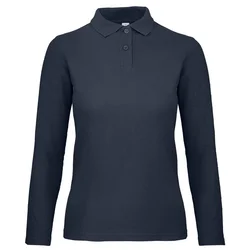 MAJICA DUGI RUKAVI POLO B&C ID.001 LSL/WOMEN 180G TAMNO PLAVA XS