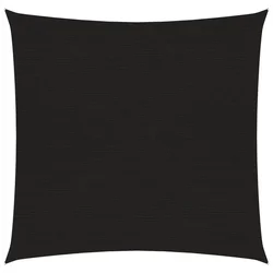 Jedro za zaštitu od sunca 160 g/m2 crno 5 x 5 m HDPE