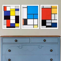 Wallity Set uramljenih slika 3BC_UN3219929, 3 dijela