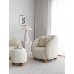 ATELIER DEL SOFA Fotelja Slon White