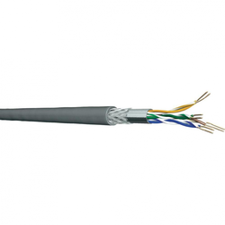 DRAKA SF/UTP Instalacijski kabel UC300 HS24 DRAKA Cat.5e 4 x 2 x 0.51 mm siva roba na metre