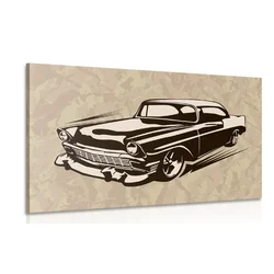Slika retro veteran - 40x30