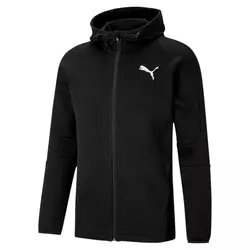 Puma EVOSTRIPE CORE FZ HOODIE, muški duks, crna 585812