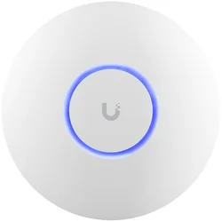 UBIQUITI U6+, WiFi 6, 4 spatial streams, 140 m2 (1,500 ft2) coverage, 300+ connected devices, Powered using PoE, GbE uplink.