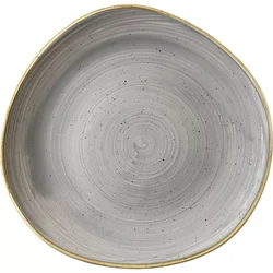 CHURCHILL Stonecast Peppercorn Grey plitev krožnik, organski, o: 286 mm (12 kos)