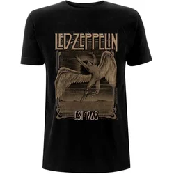Led Zeppelin Majica Faded Falling Unisex Black S