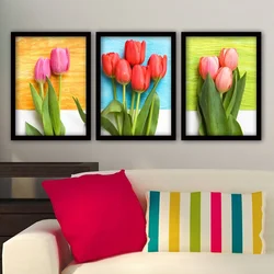 Wallity Set uramljenih slika 3SC153, 3 dijela