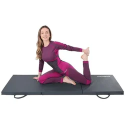 SKLOPIVA GIMNASTIČKA PODLOGA 180×60×5 CM – SIVA